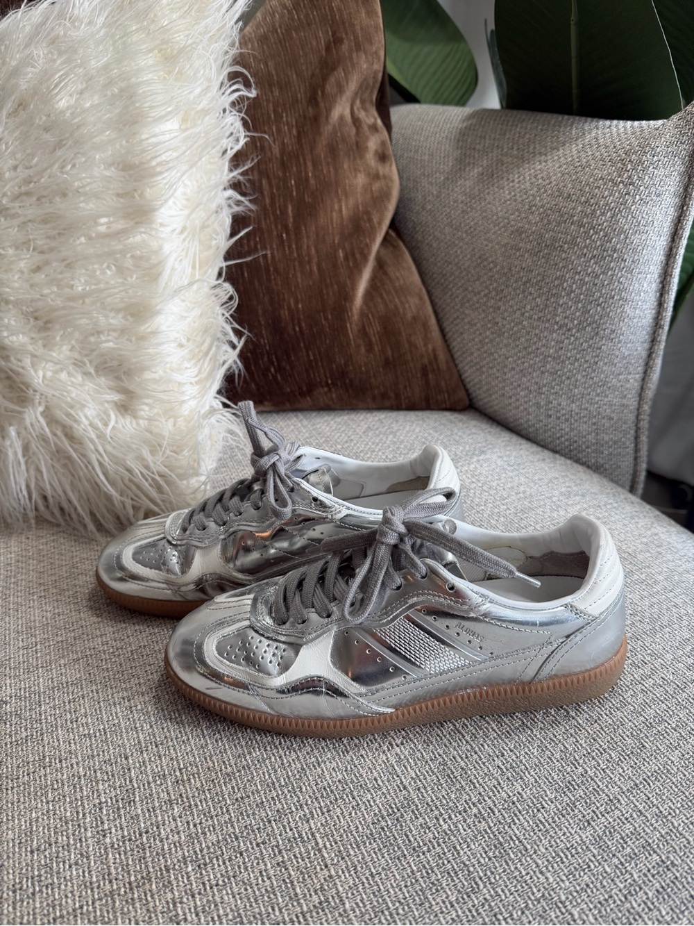 ALOHAS Tb. 490 Rife Sneakers- Silver Metallic